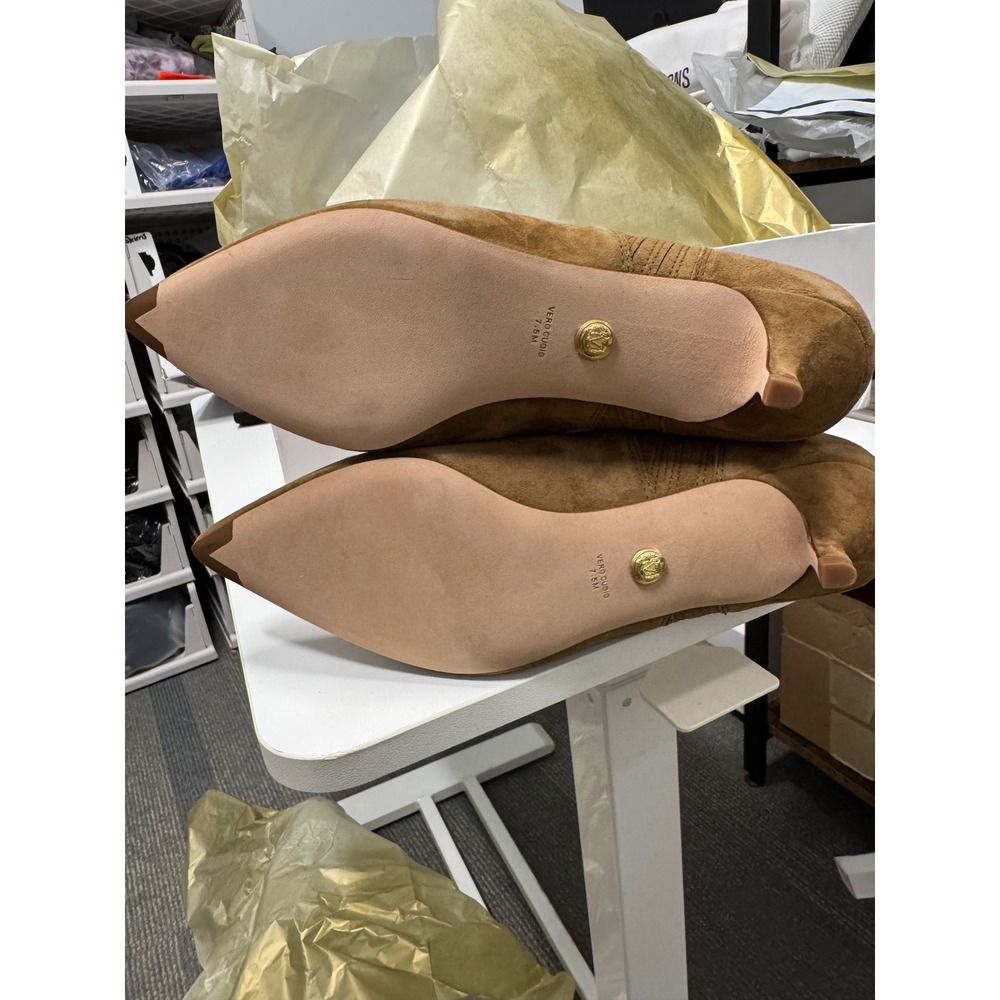 Veronica Beard Lisa Mid-Heel Ankle Booties in Black / NWT & In Box/$495 in Store - Picture 7 of 7